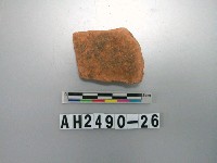 藏品(紅色夾砂陶片)的圖片